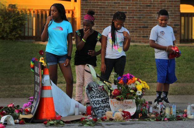 A visit to the memorial to Michael Brown